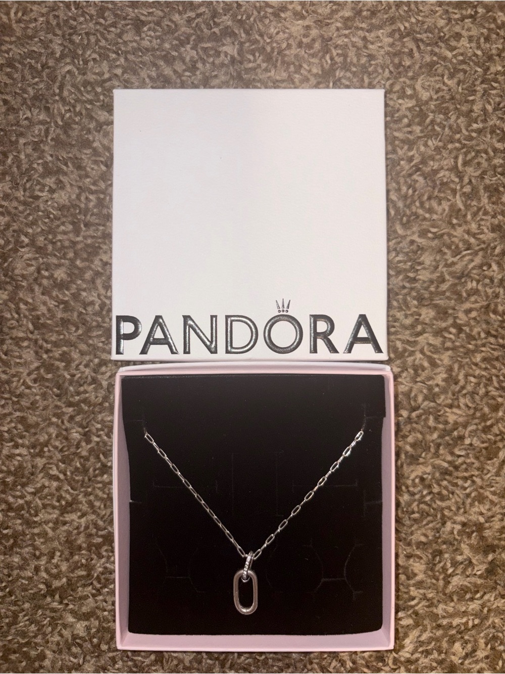 Pandora Openable Link Charm Necklace